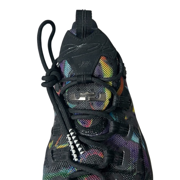 Nike Air Zoom Max LEBRON JAMES Men's Sz 10 Low Birds Of Paradise Black ShoesEUC - Picture 11 of 14